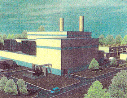 Ontelaunee Energy Center Project Rendering of the Ontelaunee Engery Center in Ontelaunee Township